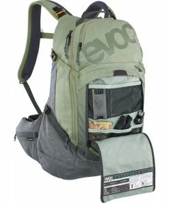 Titelseite -Fahrratdaschen & KÖRBE Verkäufe az Evoc Trail Pro 26L Light OLIVE CARBON GREY 220973 03
